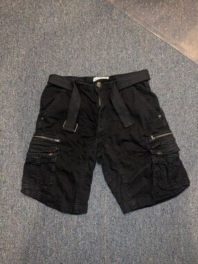 ⭐3 For $20⭐ Free Planet Black Cargo Shorts with Utility Pockets